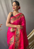 RANI PINK WOVEN PAITHANI SILK SAREE