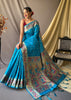 ANGEL BLUE WOVEN PAITHANI SILK SAREE