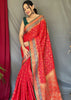 BRIDAL RED WOVEN PATOLA SILK SAREE