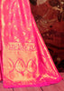 Fuchsia Pink Kanjivaram Saree (5763290824855)