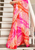 BEAUTIFUL MULTICOLOUR PINK PRINT SAREE (6646627205313)