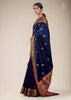 ROYAL BLUE WOVEN PAITHANI SAREE (6774911303873)