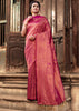 DAHLIA PURPLE BRONZE ZARI WOVEN KANJIVARAM SILK SAREE