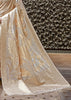 Ivory and Gold Zari Work Banarasi Saree (5778951241879)