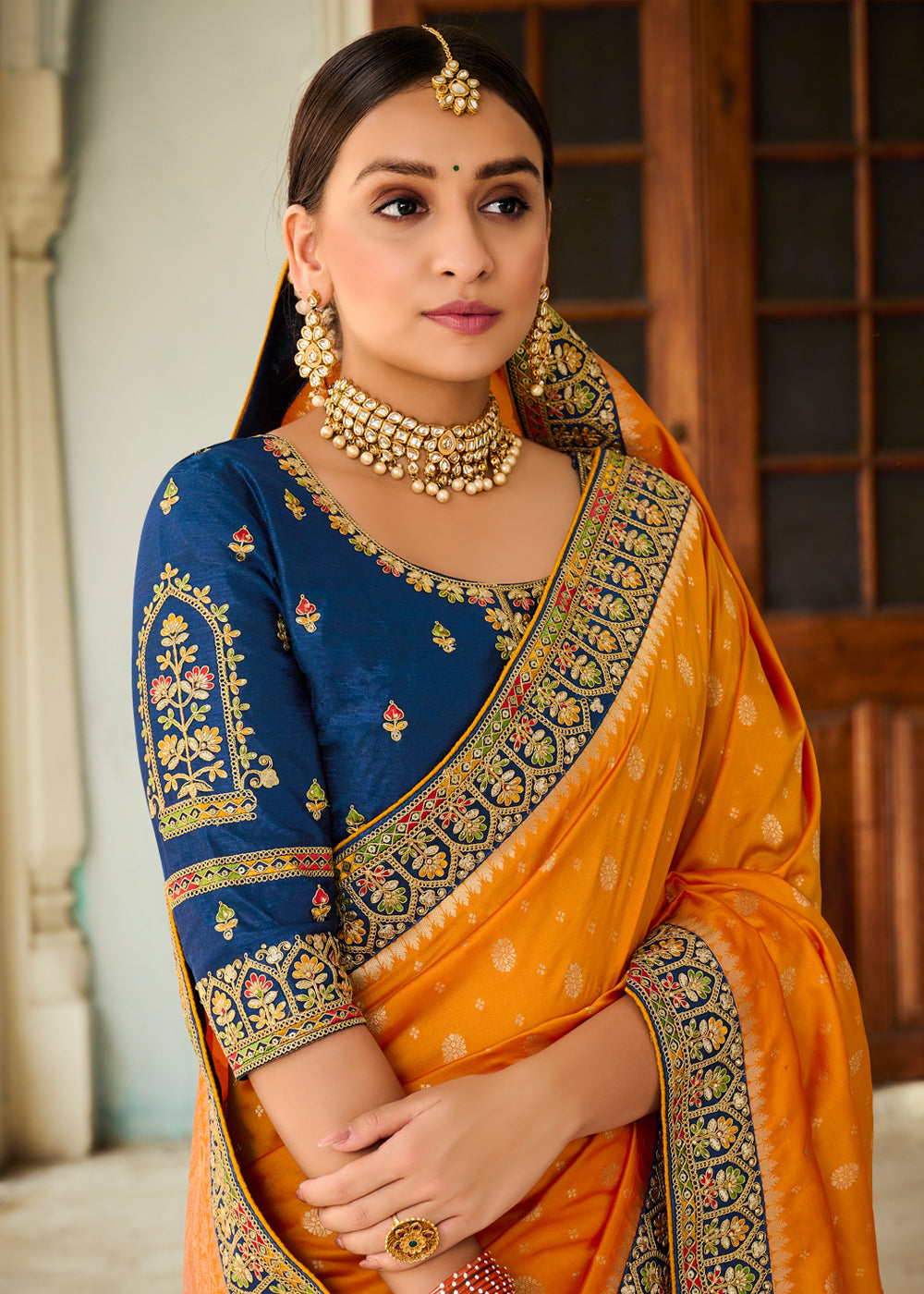 Blue Saree - Buy Trendy Blue Colour Sarees Online – Koskii