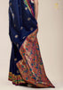 ROYAL BLUE WOVEN PAITHANI SAREE (6774911303873)