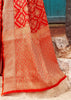 Red Woven Saree Woven Patola Saree With Brocade Blouse (5673648488599)