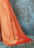 Berry Red Kanjivaram Saree (5763397353623)