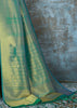 Forest Green Kanjivaram Saree (5763399352471)