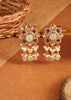 PINK MEENAKARI FLATTERING EARINGS (6964413694145)